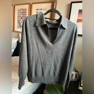 The Reset R Label Essential Polo Cashmere Wool Sweater Small